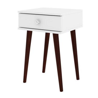 Imagem de Mesa Lateral Retrô 1 Gaveta MovelBento