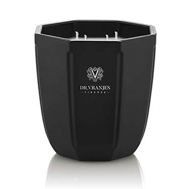 Imagem de Dr. Vranjes - Vela Decorativa Onice - Âmbar 500 g / 18 onças, Vela Perfumada, Vaso de Vidro Colorido Refinado Feito à Mão, Forma Octogonal, Cor Preta, Feito na Itália