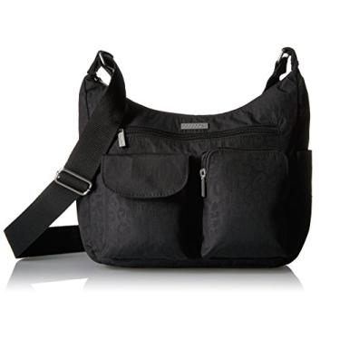 Imagem de Baggallini Bolsa para qualquer lugar, Chita preta em relevo, One Size