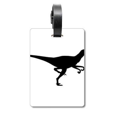 Imagem de Dinosaur Bones Miniature Bone Maleta Etiqueta de Bagagem Cartão Pendurado Etiqueta Scutcheon, Multicolorido.