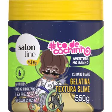 Imagem de Salon Line, Gelatina Capilar, ToDeCachinho Kids, Aventura no Banho, Vegano - Para Cabelos Ondulados, Cacheados e Crespos, 550 g