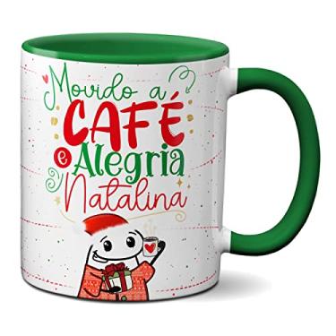 Imagem de Caneca Flork Natal Café Alegria Natalina Presente Criativo (Verde)