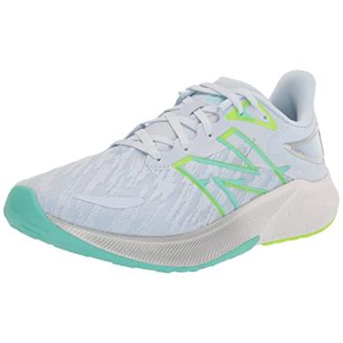 Imagem de New Balance Tênis de corrida feminino FuelCell Propel V3, Luz das estrelas/menta brilhante, 5.5 Wide