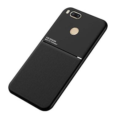 Imagem de Kepuch Mowen Case Capas Placa de Metal Embutida para Xiaomi 5X/A1 - Preto