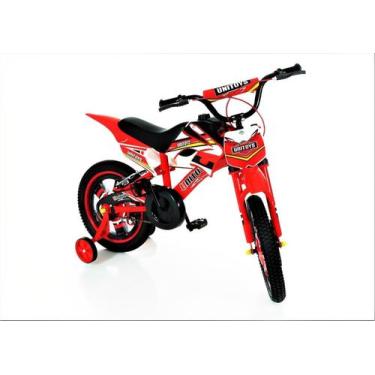Imagem de Bicicleta Infantil Moto Cross Aro 16 Freios V Brakes Unitoys