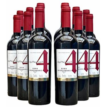 Imagem de Vinho 4 Conti Negroamaro Puglia | Kit com 12 Garrafas | Oferta
