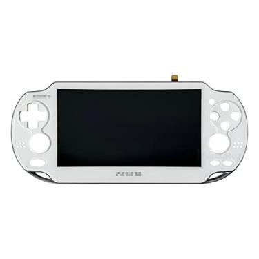 Imagem de Tela LCD branca Rinbers com painel de toque digitalizador de montagem de substituição para PlayStation PS Vita PSV 1000 1001 PCH-1001 PCH-1101