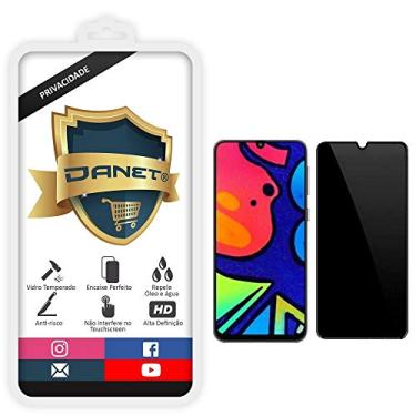 Imagem de Pel�cula De Privacidade Vidro Temperado Para Samsung Galaxy M21s com Tela 6.4" Polegadas - Prote��o Anti Impacto E Curioso Top Spy Premium 3d