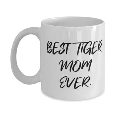 Imagem de Caneca Best Tiger Cat 325 ml, melhor tigre mãe de todos os tempos, presente para amantes de gatos, presentes brilhantes de amigos