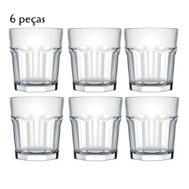 Imagem de Jogo De Copos Em Vidro Rocks 6Pçs 320Ml Bristol Transparente