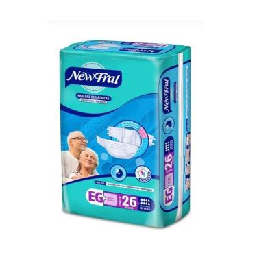Imagem de Fralda Geriatrica New Fral Intermediaria Eg C/26