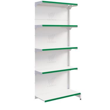 Imagem de Gôndola Fit 40 Parede 1 Continuação 2,02m Comercial Farmácia Loja - Amapá