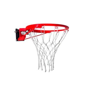 Imagem de Aro De Basquete Oficial Fluorescente Neon Com Molas E Rede