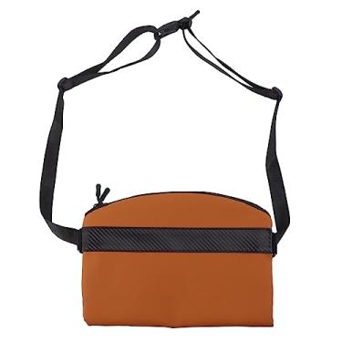 Imagem de Bolsa de Ombro única 3 Em 1, Bolsa Multifuncional de Couro PU Bolsa de Viagem Esportiva de Grande Capacidade (Marrom)