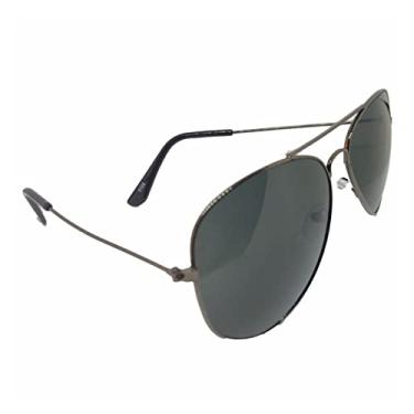 Imagem de Óculos de Grau com Armação em Metal Leve e Resistente, Proteção UV400, Tamanho 13,1x5,2x13cm, 0,22g (Preto)