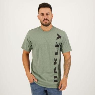 Imagem de Camiseta Oakley Big Bark Verde Escuro-Masculino