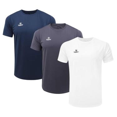 Imagem de Kit 3 Camisetas Topper Classic New Masculina-Masculino