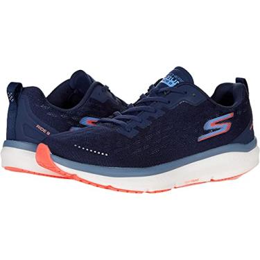 Imagem de Skechers Go Run Ride 9, Azul-marinho/roxo, 9.5