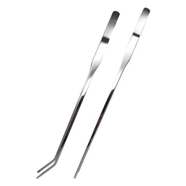 Imagem de Fenteer 2 Peças Pinças de Aquário Pinças Aquascaping para Lagartos de Tanque de Peixes de