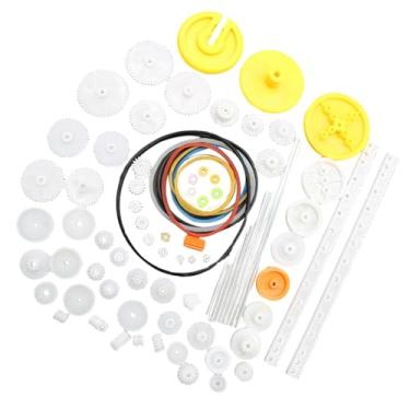 Imagem de Colaxi 82x kits de pacote de engrenagens, várias buchas de correia de eixo de engrenagem, engrenagem de redução dupla, cinto de eixo diy conjunto de
