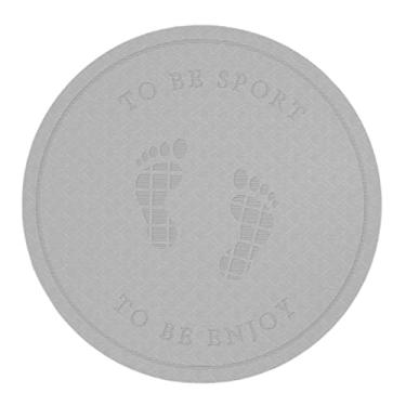 Imagem de Tachiuwa Wandteppich de exercício antiderrapante 6 mm de proteção contra piso Absorção de som Isolamento acústico Rope Jumping Wandteppich de amortecimento de 23, cinza