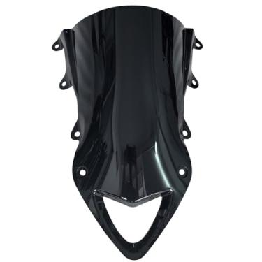 Imagem de Viseira de para-brisas com bolha dupla para motocicleta, defletor de fluxo de ar compatível com BMW S1000RR 2009-2014