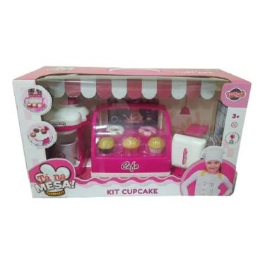 Imagem de Brinquedo Kit Cupcake E Cafeteria Rosa Com Luz 43768 Toyng