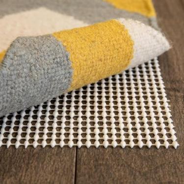 Imagem de Slip-Stop Tapete antiderrapante ultra stop discreto para tapetes de área e tapetes de corredor, tapete para pisos de madeira 2,4 x 3 m