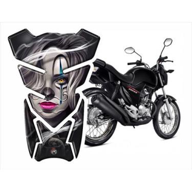 Imagem de Adesivo Resinado Protetor De Tanque Clown Girls - Titan/ Fan - Resitan
