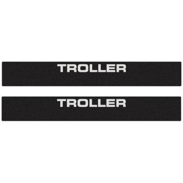 Imagem de Soleira da Porta Troller Rf 1995/2000 Adesivo Preto/Branco - SPORTINOX
