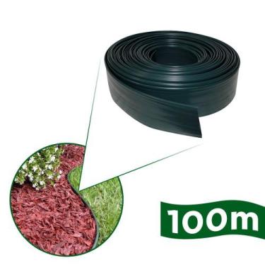 Imagem de Separador Limitador Divisor de Grama Jardim 100 Metros - IGUANNA, VERD