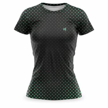 Imagem de Blusa Feminina Academia Estampada Fitness Caminhada Treino Corrida Cam