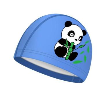 Imagem de Touca De Natação Infantil Profissional Panda - Hero Band, Panda azul