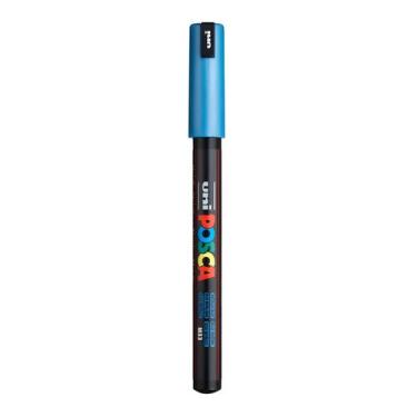 Imagem de Caneta Uniball Posca Pc-1mr Escolha a Cor, AZUL METALICO M33