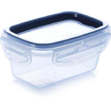 Imagem de Pote Vasilha Hermético Vedação de Borracha 4 Trava - 7825 - TRAVA MAIS