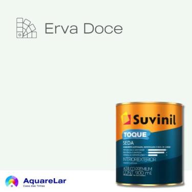 Imagem de Toque Seda Suvinil Acetinado 3,2L, ERVA DOCE, 3,2L