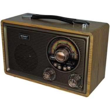 Imagem de Caixinha de Som Radio Retro 3 bandas Fm Usb e Cartão TF - Livstar
