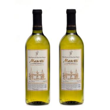 Imagem de Vinho Branco Seco Niagara Masotti 750ml Kit 2 unid - Vinícola Masotti