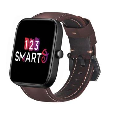 Imagem de Pulseira de Couro compatível com Bip 3 A2172 / Bip A1608 / Bip U / Bip