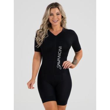 Imagem de Macaquinho Para Ciclismo Feminino Absolut Manga Curta Savancini (474),