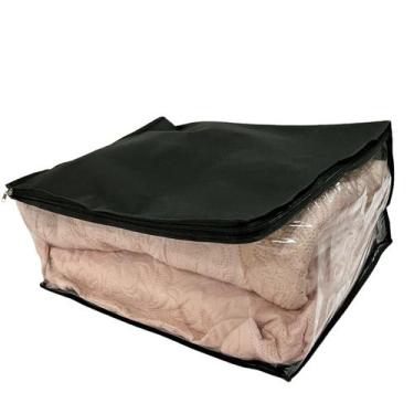 Imagem de Organizador Maleiro Para Guarda Roupa Multiuso Preto G 123Organizei - 