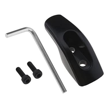 Imagem de Micro Traders Gancho dobrável para pendurar fivela gancho frontal compatível com NineBot Segway ES1/ES3/ES4/ES5/E22/E25 peças de reposição de modelos de scooter elétrica preto, 43 x 16 x 15,4 mm