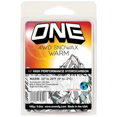 Imagem de One Mfg 4WD Cera Quente para Snowboard e Ski 165 g - Desempenho rápido e acessível para todas as temperaturas e condições de neve