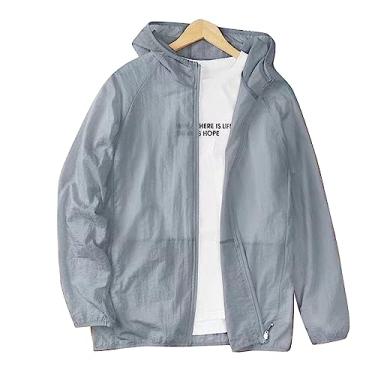 Imagem de Jaqueta Masculina de Proteção Solar, Roupa Leve de Manga Comprida à Prova de Sol para Pesca, Caminhada, Treino (XL)