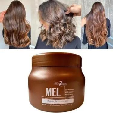 Imagem de Máscara Capilar Matizadora 250g Mairibel Sem Amônia Tonalizante,  Mel
