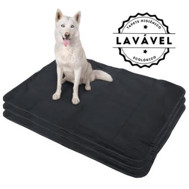Imagem de Kit com 3 Tapetes Adestradores Inteligente de Alta Absorção 100x70 Pre