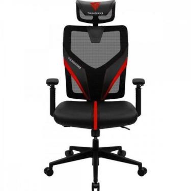 Imagem de Cadeira Ergonomica Yama1 Preta/Vermelha THUNDERX3