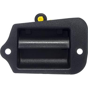 Imagem de APDTY 85411 Maçaneta interna interna para porta traseira esquerda 1996-2003 Chevy S10 GMC Sonoma (design de plástico OE; substitui GM 15760310, 19211052)