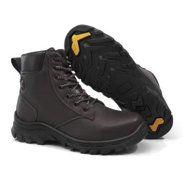 Imagem de Bota Coturno Masculino Adventure Mountain - FRANBOOTS, Café, 44