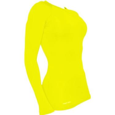 Imagem de Camisa de compressão térmica feminina United Rash Guard tecnologia Fas